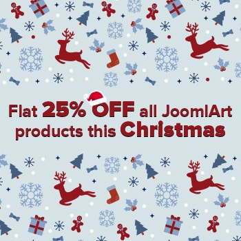 Christmas OFFER with FLAT 25% OFF all JoomlArt